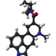 The LSD molecule.